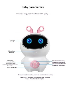 Robot Intelligente per l'Educazione Precoce dei Bambini, Giocattolo <span class=keywords><strong>AI</strong></span> con WiFi, Apprendimento Educativo ad Alta Tecnologia - Product Image 5