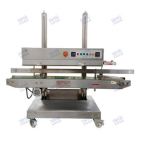Machine de scellage verticale 110/220V pour sac en plastique Machine de soudage de scellant populaire/machine de scellage à bande continue