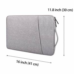 Funda Protectora para Portátil con Cierre y Logotipo Personalizado, Organizador para Computadora con Bolsillo Frontal para Regalos de Bienvenida - Product Image 2