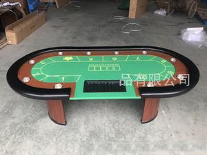 Table de <span class=keywords><strong>poker</strong></span> Texas Hold'em en bois de 8 pieds pour 10 personnes, table de jeu de casino à domicile - Product Image 6