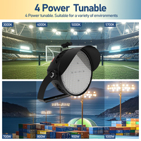 Luz LED de Alta Potencia para Estadios, 400W-1200W, IP66, para Exteriores, para Canchas de Béisbol/Fútbol/Tenis/Bádminton/Críquet