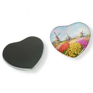 Aimant de réfrigérateur rectangulaire en verre cristal décoratif personnalisé OEM - Product Image 5