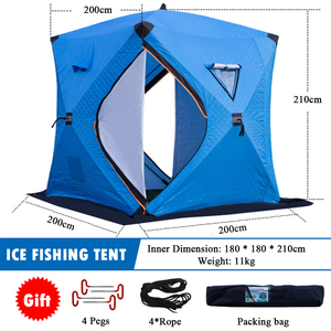 Tienda <span class=keywords><strong>de</strong></span> campaña <span class=keywords><strong>de</strong></span> hielo automática para 2-3 personas, refugio <span class=keywords><strong>de</strong></span> cubitos <span class=keywords><strong>de</strong></span> pesca a prueba <span class=keywords><strong>de</strong></span> agua para el invierno - Product Image 4
