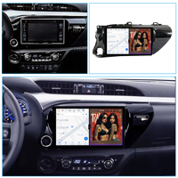 Autoradio Android 14 120W X 6CH Série Katana pour Toyota Hilux (conduite à gauche) 2015-2020, lecteur DVD et navigation GPS 8+256 Go