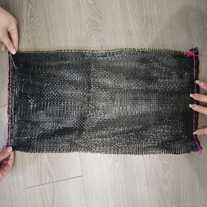 Bolsa de Malla de HDPE Negra - 26x38cm, Capacidad de 7kg, para Empacar Frutas <span class=keywords><strong>y</strong></span> Verduras - Product Image 2