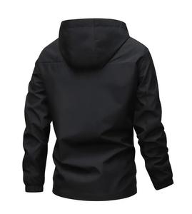 Chaqueta con Capucha <span class=keywords><strong>para</strong></span> <span class=keywords><strong>Hombre</strong></span>, Estilo Casual, <span class=keywords><strong>para</strong></span> Primavera y Otoño, Repelente al Agua, con Cierre de Cremallera - Product Image 5