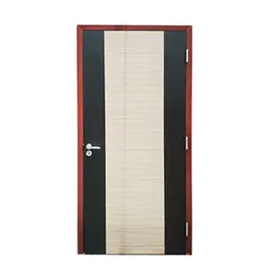 Good Quality Solid Wood Door Panel Fire Rated Doors Fireproof Entrance Wooden Swing Opening Style Doors