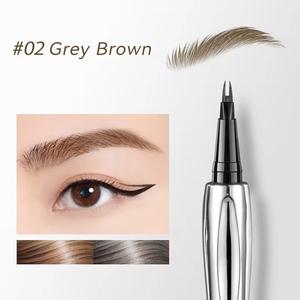 Lápiz de cejas de posicionamiento de maquillaje de etiqueta privada Slim 2 Fork Nib profesional impermeable de larga duración lápiz de cejas líquido de secado rápido - Product Image 5