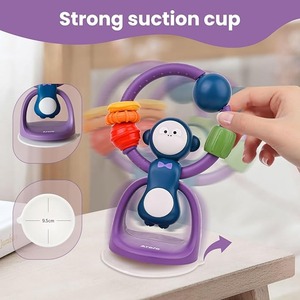 <span class=keywords><strong>Chaise</strong></span> <span class=keywords><strong>haute</strong></span> lumineuse <span class=keywords><strong>ventouse</strong></span> jouets développement infantile activité jouets avec musique lumière meilleurs jouets de rotation interactifs - Product Image 5