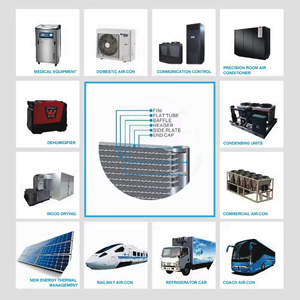 16 мм толщина заказной холодильник теплообменник витрина морозильник алюминиевый микроканал потока конденсатора катушки - Product Image 2