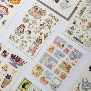 Adesivi Personalizzati con Logo Privato, Fogli A4 A5 A6 con Etichette in Vinile Impermeabili, Adesivi Cartoon con Taglio Kiss-Cut - Product Image 3