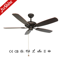 Ventilateur de plafond intelligent 1stshine 52 pouces, classique, simple, avec commande vocale, durable, de qualité, écologique