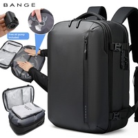 Nueva Mochila de Compresión al Vacío BANGE, Gran Capacidad, Impermeable, para Viajes de Negocios, de Poliéster Oxford, Unisex, para Computadora