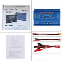 Chargeur de batterie intelligent SKYRC IMAX B6 V2 XT60, pièces détachées, convertisseur DC/DC 60W 6A 4.35V, accessoires pour drones 10A 60W 6A