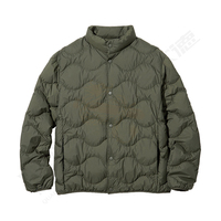 Manteau d'hiver personnalisé Streetwear veste en duvet chaud épais bulle doudoune hommes vestes imprimé coton décontracté tissé matelassé veste nylon