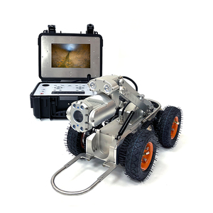 Jiutai GT108 sualtı CCTV kanalizasyon drenaj boru hattı denetim kamerası paletli Robot incelemek sistemi raporu fonksiyonu ile - Product Image 4