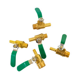 Válvula de bola de latón macizo de fabricación china de 1/2'' para corte de gas/agua en tuberías de gas y compresores de aire - Product Image 5