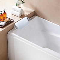 Oreiller de bain complet du corps-Oreiller de baignoire extra long pour spa pour un soutien complet de la tête, du cou et du dos