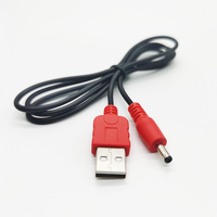 Câble de prise baril personnalisé USB vers 5.5mm 5V DC 5.5x2.1mm adaptateur de prise baril câble USB de remplacement pour caméra vidéo