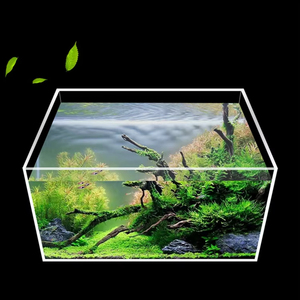 Fabrik Großhandel 60H 30 Gallonen randlose eisen arme <span class=keywords><strong>Aquarium</strong></span> <span class=keywords><strong>Aquarium</strong></span> Ultra klares Glas <span class=keywords><strong>Aquarium</strong></span> Wasserglas Tank - Product Image 5