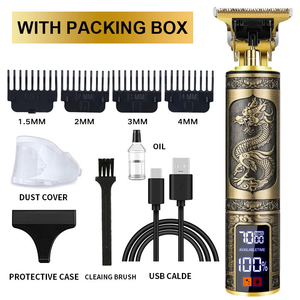 Cortadora <span class=keywords><strong>de</strong></span> Pelo Eléctrica Inalámbrica USB Retro Profesional, Gran Venta <span class=keywords><strong>para</strong></span> <span class=keywords><strong>Barber</strong></span>ías, Tijeras Eléctricas <span class=keywords><strong>para</strong></span> Cortar el <span class=keywords><strong>Cabello</strong></span> - Product Image 4