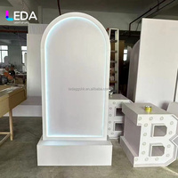 Panneau en acrylique LEDA, simple, classique, moderne, pour décoration de mariage, personnalisé, fait main, sur mesure, bienvenue invités, professionnel