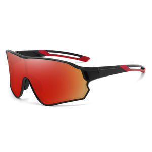 Sport Glasses Cycling Sunglasses PC <b>Frame</b> Polarized UV400 Windproof Outdoor Sports Eyewear Type 3 Sunshades Black - Product Image 1