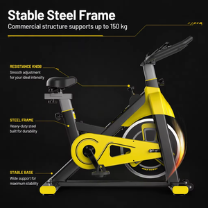 Vélo de <span class=keywords><strong>spinning</strong></span> d'intérieur, vélo d'exercice, charge maximale 150 <span class=keywords><strong>kg</strong></span>, pédalier, vente en gros, vélo de <span class=keywords><strong>spinning</strong></span> pour la maison - Product Image 6