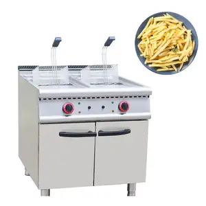 Elektrikli tavuk fritöz makine 2 elektrikli fritöz tedarikçileri
