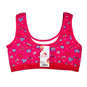 Sutiã personalizado direto da fábrica chinesa para meninas de 8 a 15 anos, colete para adolescentes, sutiã feminino de faixa larga, vestidos para meninas - Product Image 6