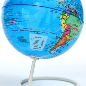 ลูกโลกจำลองขนาดเท่าของจริงสำหรับการเรียนการสอนภูมิศาสตร์<span class=keywords><strong>ภาษา</strong></span>อังกฤษ ขนาด 20 ซม. เหอหนาน หยูลิน - Product Image 2