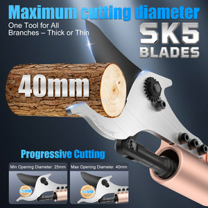 Swansoft 0.9M-1.5m chất lượng tốt nhất điện cực pruner (siêu nhẹ và dài mở rộng pruner làm việc 8 -10 giờ một ngày) - Product Image 6