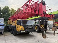 Grue à flèche télescopique hydraulique Sany STC800T6 d'occasion de 80 tonnes avec portée de 63 m, modèle 2018