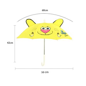 Parapluie d'école super mini 3D pour enfants, motif oreilles d'animaux, mignon, dessin animé, pour la maternelle et les bébés, vente en gros - Product Image 5