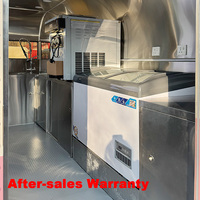 Remorque de restauration mobile sur mesure en acier inoxydable, conforme aux normes européennes, entièrement équipée, résistante à la rouille, cuisine de rue, BBQ, café