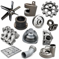 Pièces moulées par gravité en fonte ductile QT450 OEM professionnelles pour composants de matériel minier