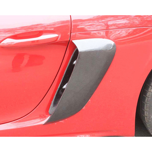 Nueva Rejilla de Admisión de Fibra de Carbono Mejorada 2016-2024, Panel Lateral de Admisión de Aire, para 718 982 Cayman Boxster - Product Image 6