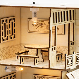 Benutzer definierte Bücherregal Dekor Handwerk Laser geschnittene hölzerne 3D-Buchecke für Geschenke - Product Image 4