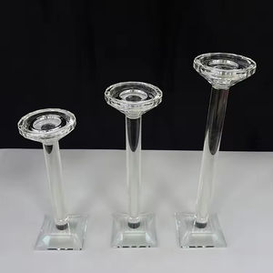 عرض خاص طقم تلميع يدوي ، مع ظل مصباح زجاجي من <span class=keywords><strong>3</strong></span> لطاولة الزفاف المركزية - Product Image 4