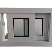 Profilés de fenêtres en PVC/UPVC de la série 80 coulissante, extrudés en usine