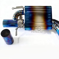 Échappement Catback en Alliage de Titane avec Valve Électronique pour Mercedes-Benz C63 AMG W205 4.0T – Puissance et Couple Améliorés de Manière Complète