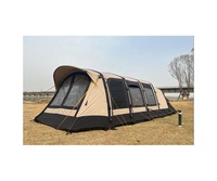 Tente de tunnel de camping familial de luxe portable Conception gonflable imperméable et respirante à ouverture rapide