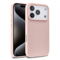 Coques de téléphone biodégradables Abbaubar en paille de blé compostable pour iPhone 17 Pro Max 16 15 14 13 12 11 Xs Xr – Étui Bio