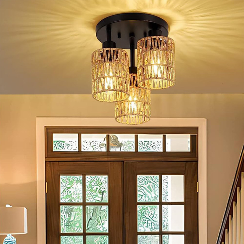 Three-head disc ceiling-no light source