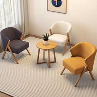 Fauteuil individuel populaire, chaise de balcon, table et chaises de négociation, chaise de loisirs simple pour gîte et hôtel, fauteuil à bras