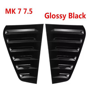 Accessori Esterni Economici Modificati per <span class=keywords><strong>Volkswagen</strong></span> Golf 7 GTI R MK7 7.5 2013-2016, Tendine per Finestrini Triangolari Posteriori Nere - Product Image 3