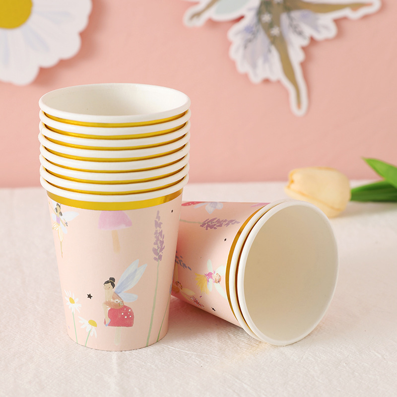 Gobelets en papier jetables (paquet de 10)