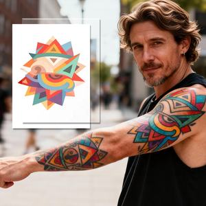 Papier Tatouage Jet d'Encre Imprimable Transfert d'Eau Feuilles d'Art Corporel Temporaire Idéal pour les Fêtes la Photographie les Projets en Classe les Kits de Bricolage - Product Image 2