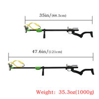 Lance-pierre longue portée, catapulte puissante télescopique pour le tir sportif en plein air, lance-pierres et accessoires, lance-pierre semi-automatique