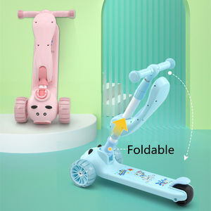 Haute qualité pliant trois roues enfants Scooter léger en aluminium Kickboard avec PU roues jouet pour enfants - Product Image 5